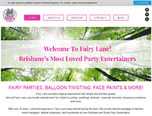 Tablet Screenshot of fairylane.com.au